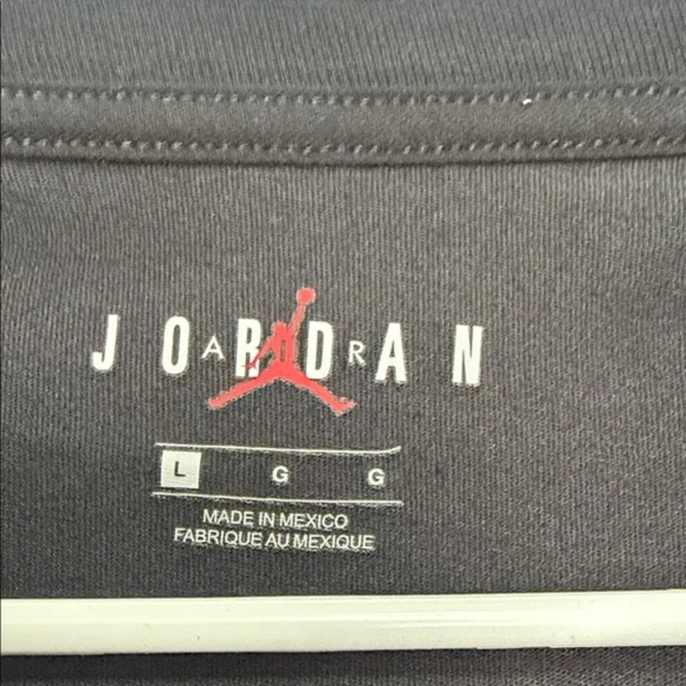 Jordan Black Tee with Red Graphic